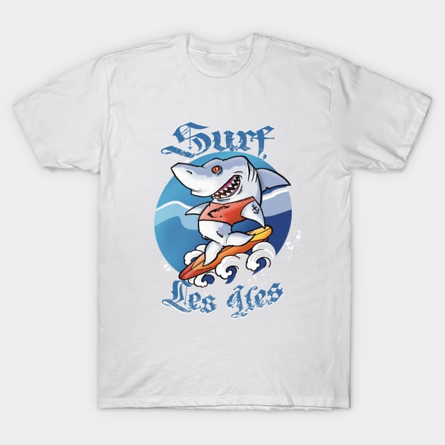 surf les iles T-Shirt by Paskalamak